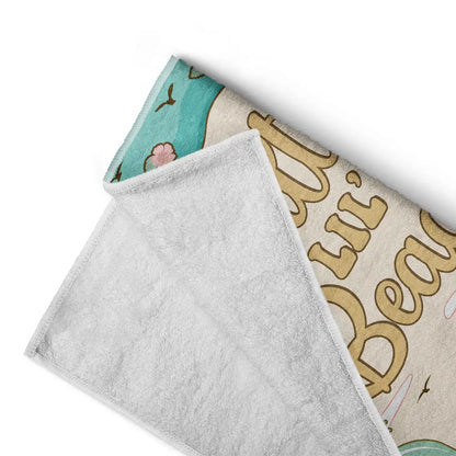 'Just a Girl Who Loves Beaches' - Personalized Custom Beach Towel