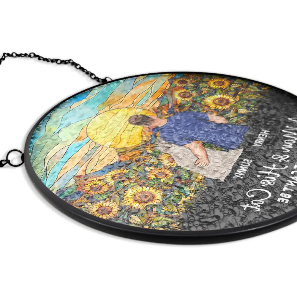 A Bond That Can't Be Broken Cat - Personalized Stained Glass Window Hanging Suncatcher