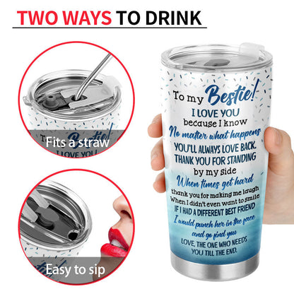 Thank You For Standing By Me - Personalized Custom Tumbler