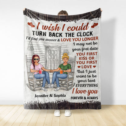 Family Couple The Day I Met You - Couple Gift - Personalized Custom Blanket