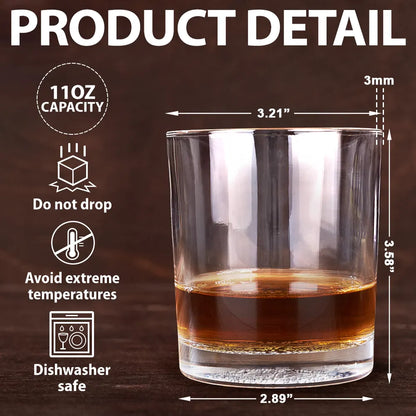 Gift For Brothers,Gift For Bestie,Gift For Men - Congrats On Being My Brother You Lucky Man - Personalized Engraved Whiskey Glass