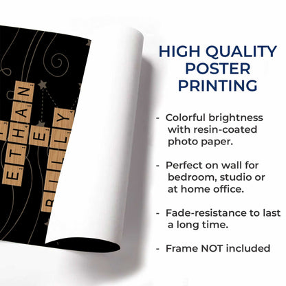 Brothers And Sisters Forever Linked Together, Scrabble Design