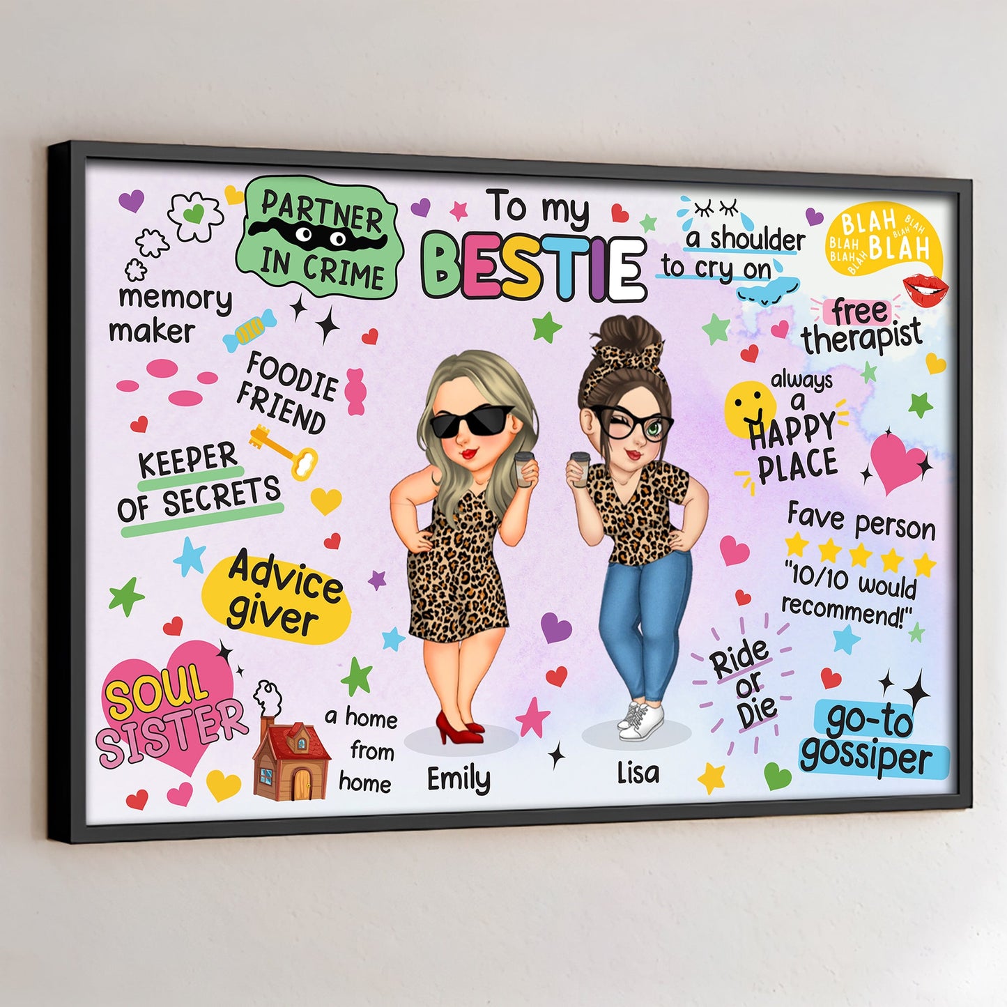 To My Bestie, Ride Or Die Celebration Poster