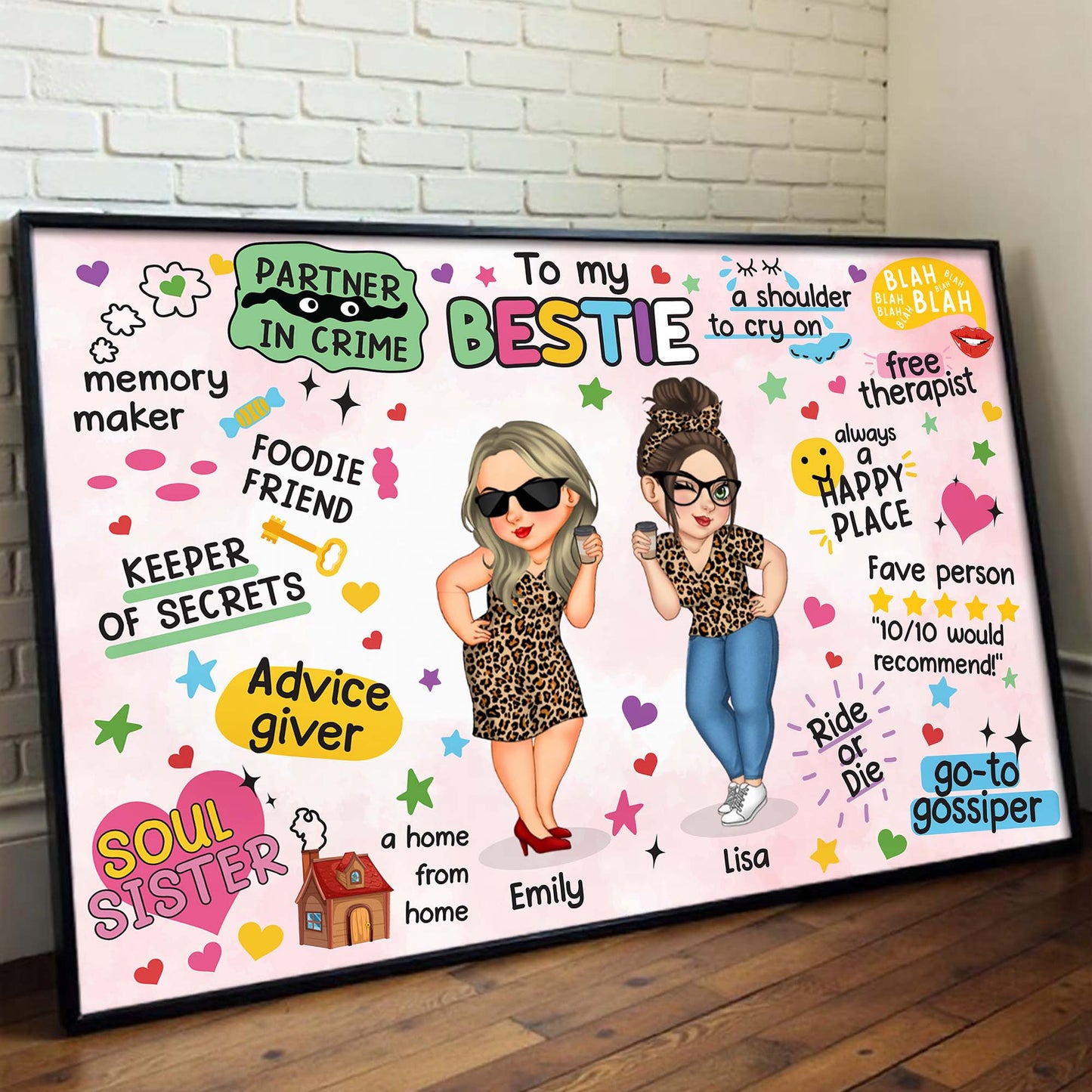 To My Bestie, Ride Or Die Celebration Poster