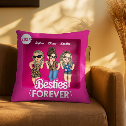 Besties Forever With Three Cartoon Girls