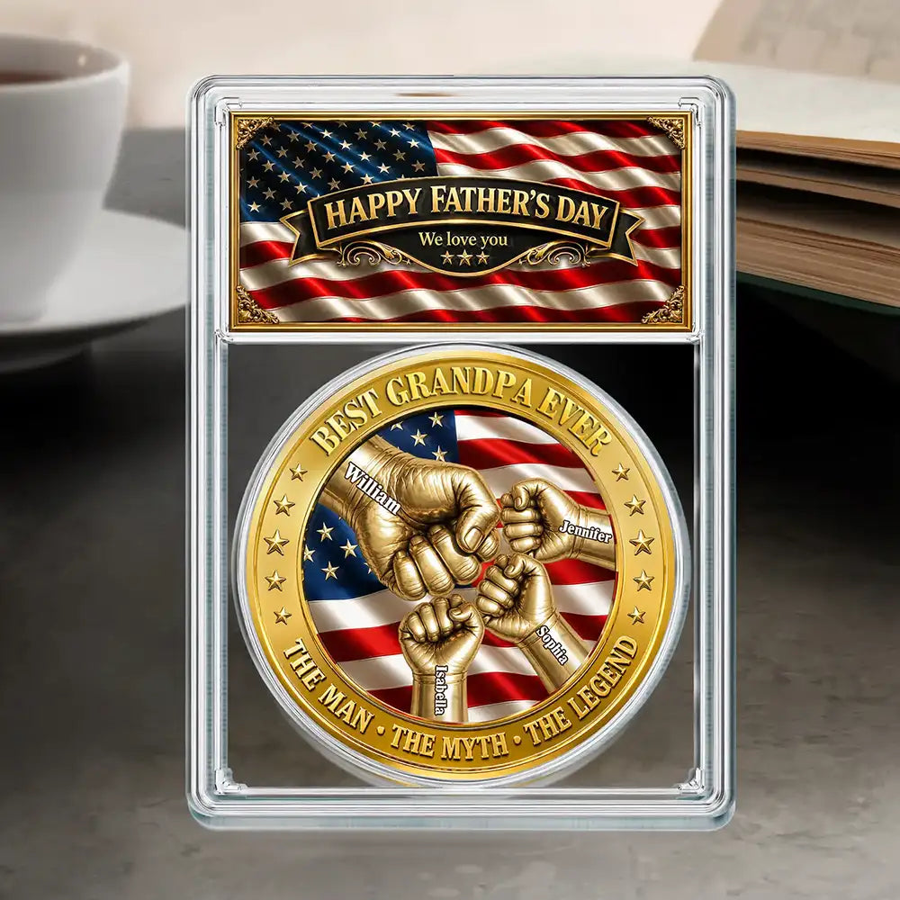 Plaque material and size view - Personalized Fist Bump Acrylic Plaque