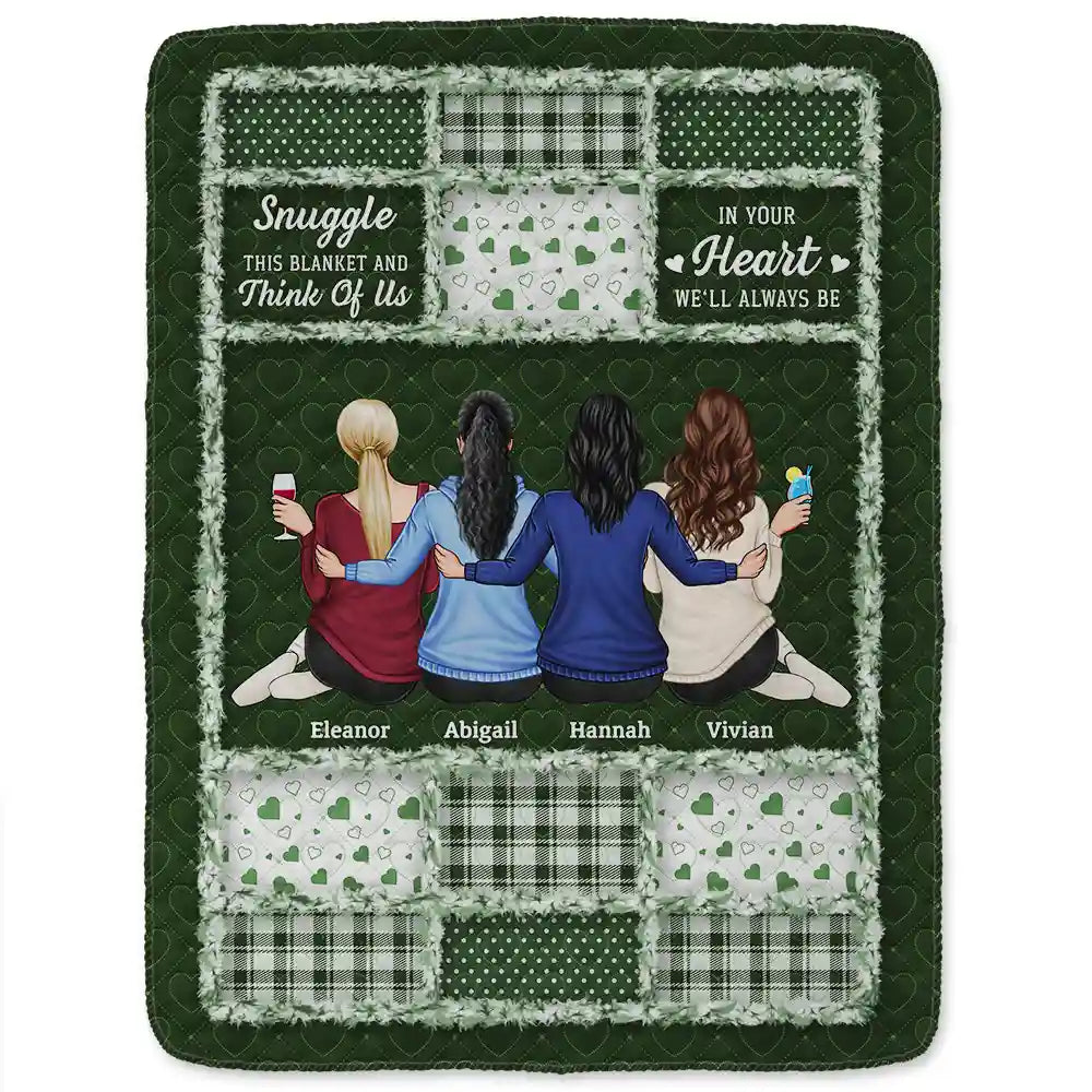 Gift For Women,Gift For Sisters,Gift For Bestie,Gift For Sibling,Love - Besties Sisters Hug This Blanket - Personalized Fleece Blanket, Sherpa Blanket