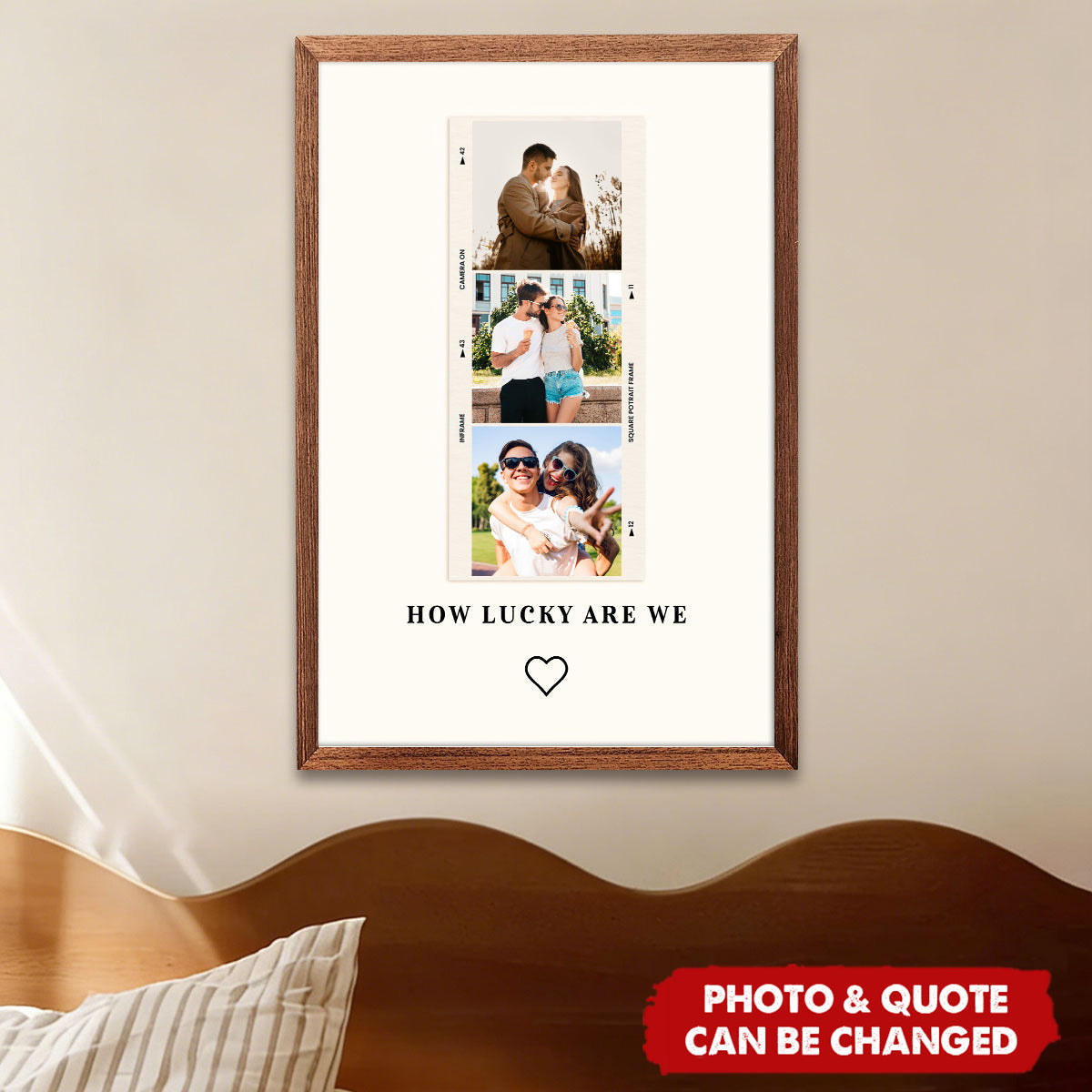 Personalized Us Always Couple Photo Poster / Canvas - Anniversary Valentine's Day Gift