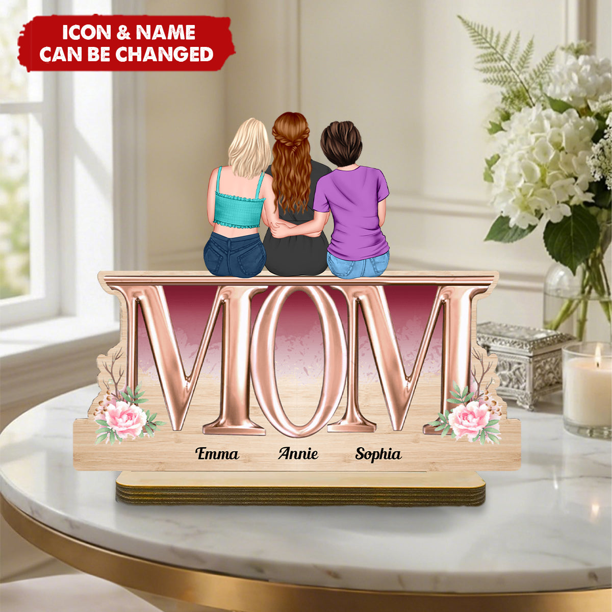 Mother & Children Personalized Plaque - Best Mom Gift