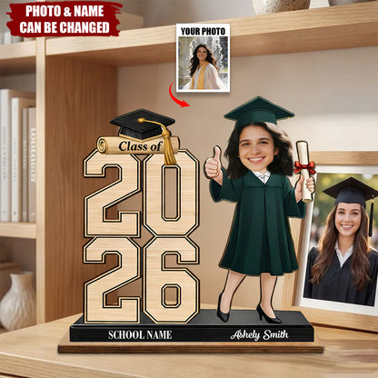Graduation Class of 2026 - Personalized Plaque