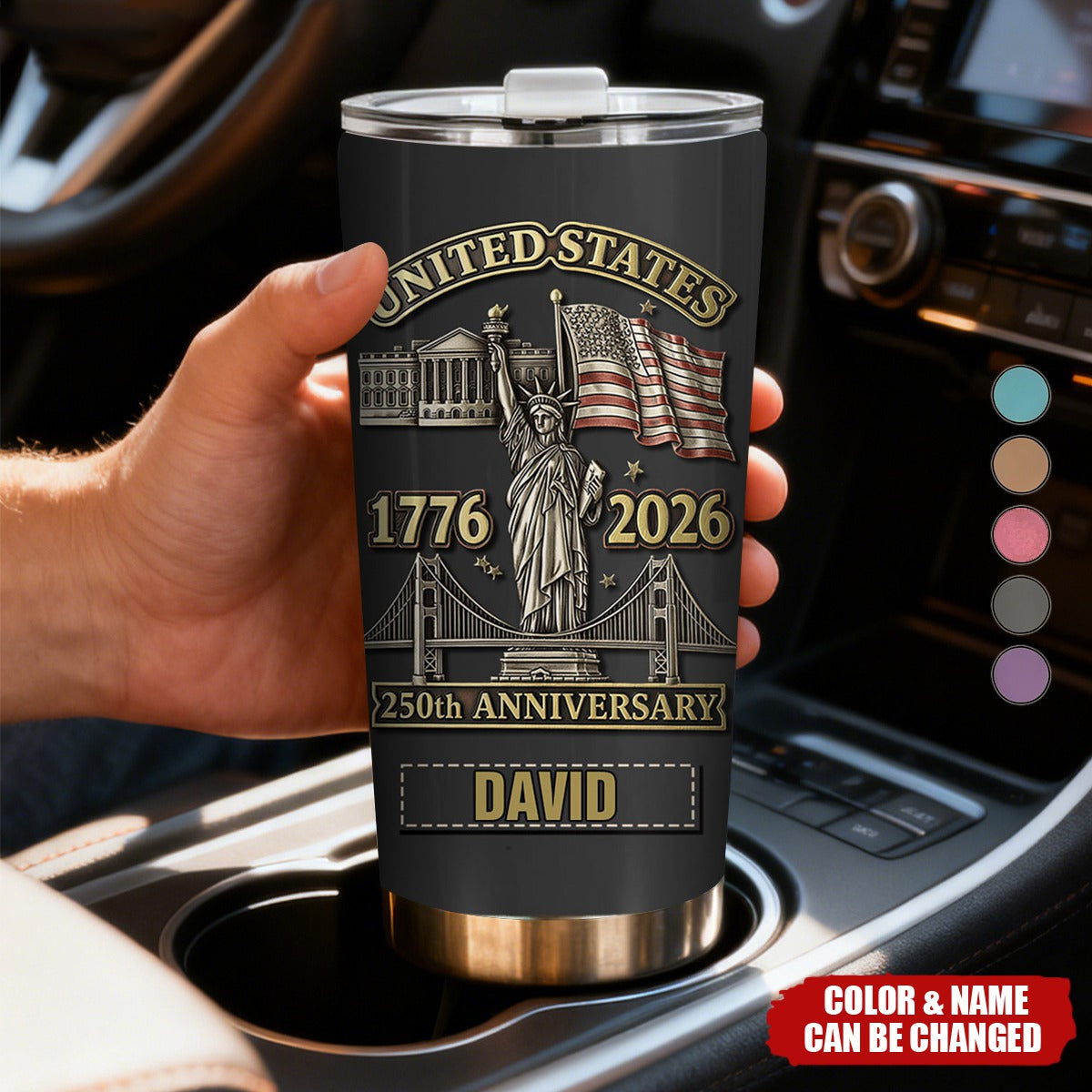 250th Anniversary - Personalized Tumbler | Gift For Him & Her