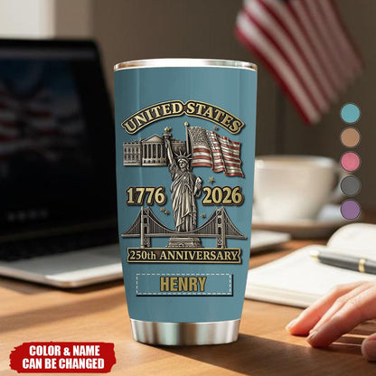 250th Anniversary - Personalized Tumbler | Gift For Him & Her