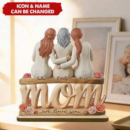 Mum - A Tribute to Motherly Love - Personalized Plaque - Mother's Day Birthday Gifts For Mom, Grandma