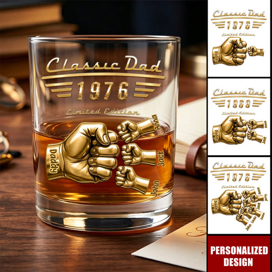 Personalized Whiskey Glass For Dad for Dad with personalized design details for meaningful gifting