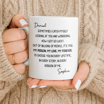My Person, My Love, My Forever Romantic Quote