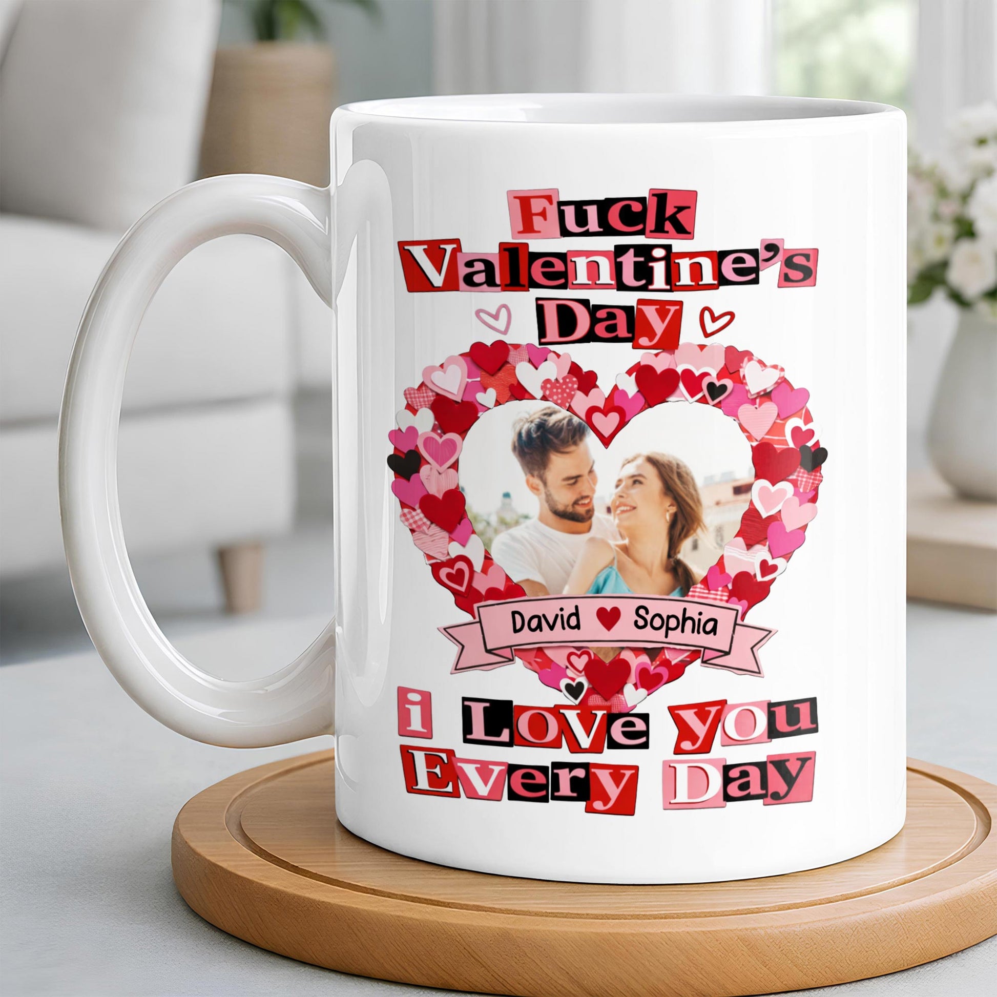 I Love You Every Day With Heart and Photo Frame