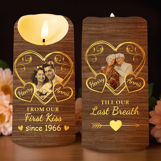 From Our First Kiss Till Our Last Breath Heart Design