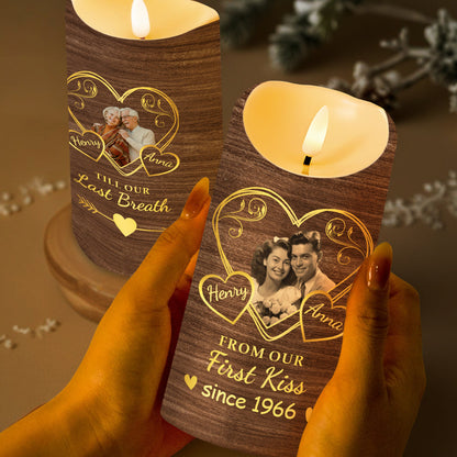 From Our First Kiss Till Our Last Breath Heart Design