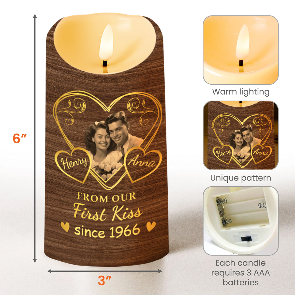 From Our First Kiss Till Our Last Breath Heart Design