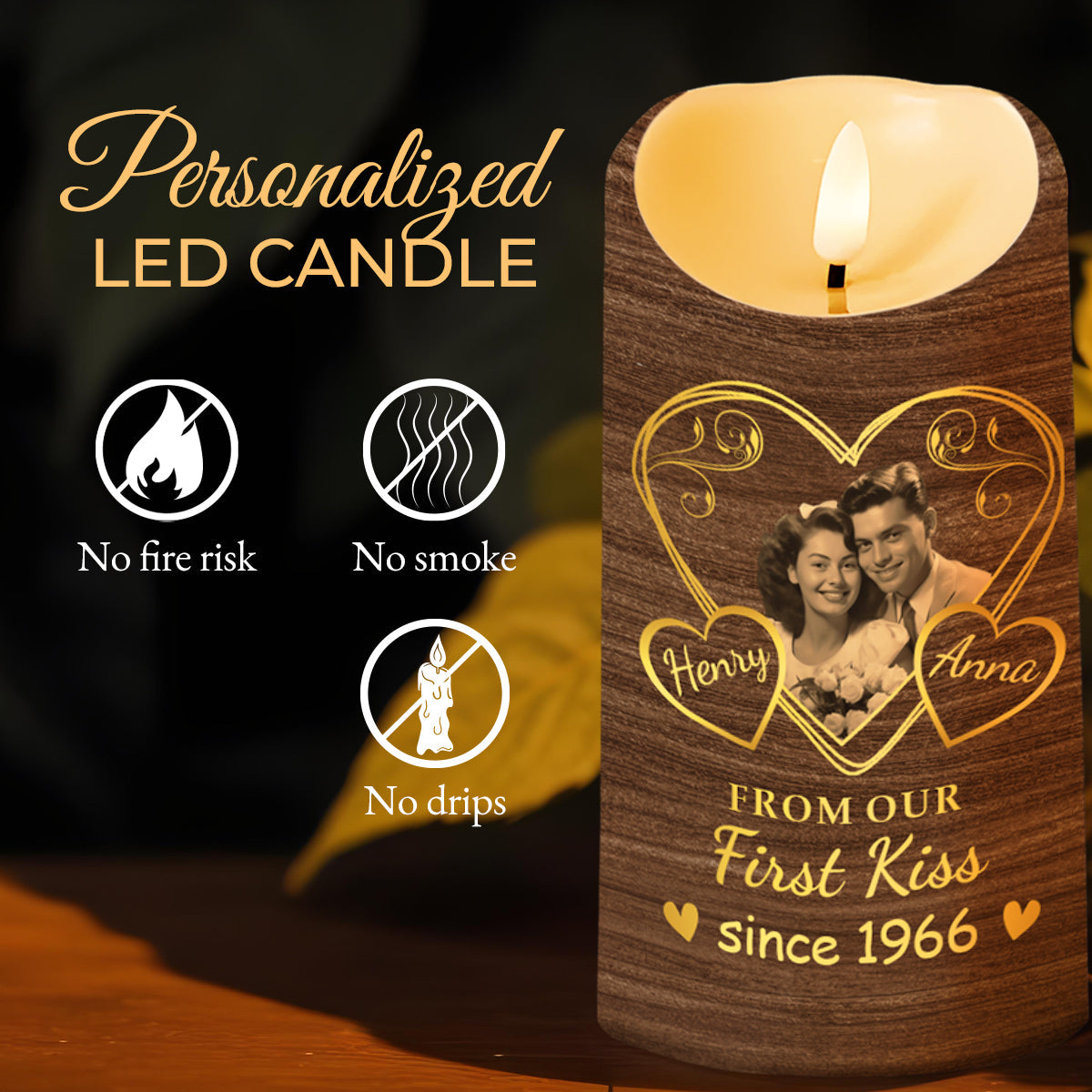 From Our First Kiss Till Our Last Breath Heart Design