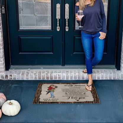 Personalized Custom I Love You, You Are My Everything Doormat - Perfect Gift For Spouse