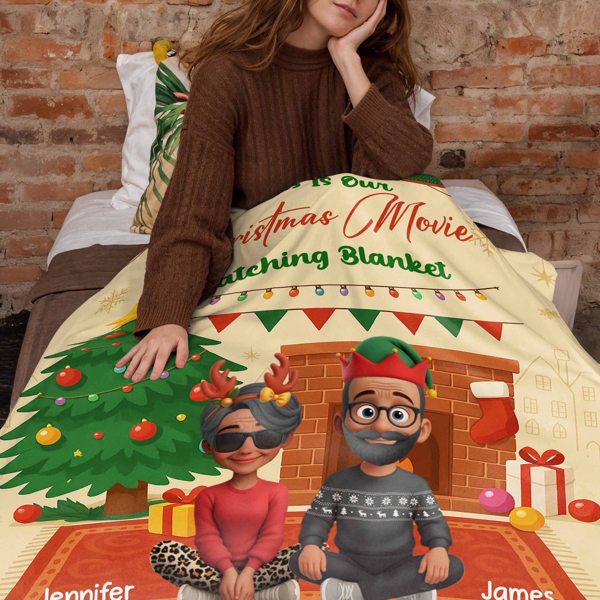 This Is Our Christmas Movie Watching Blanket