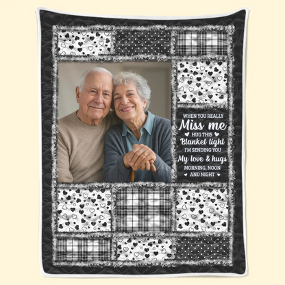 The Light of Your Love Guides Me - Personalized Custom Photo Memorial Blanket