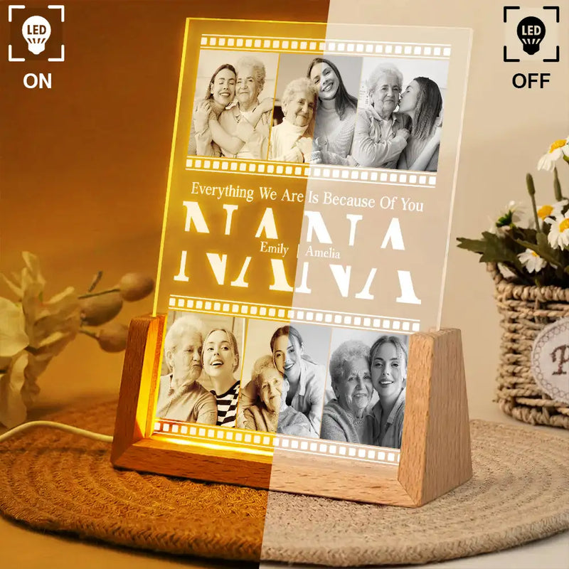 You Are The Best Mom In This World - Personalized Custom Photo Night Light