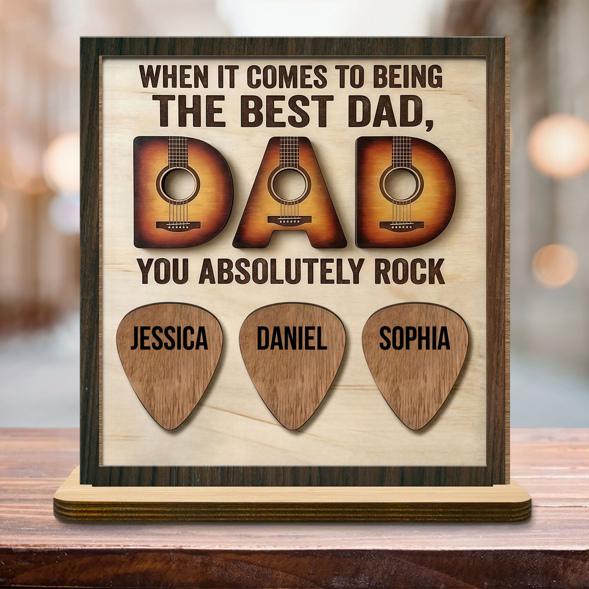 Wood Sign gift-ready design for Dad