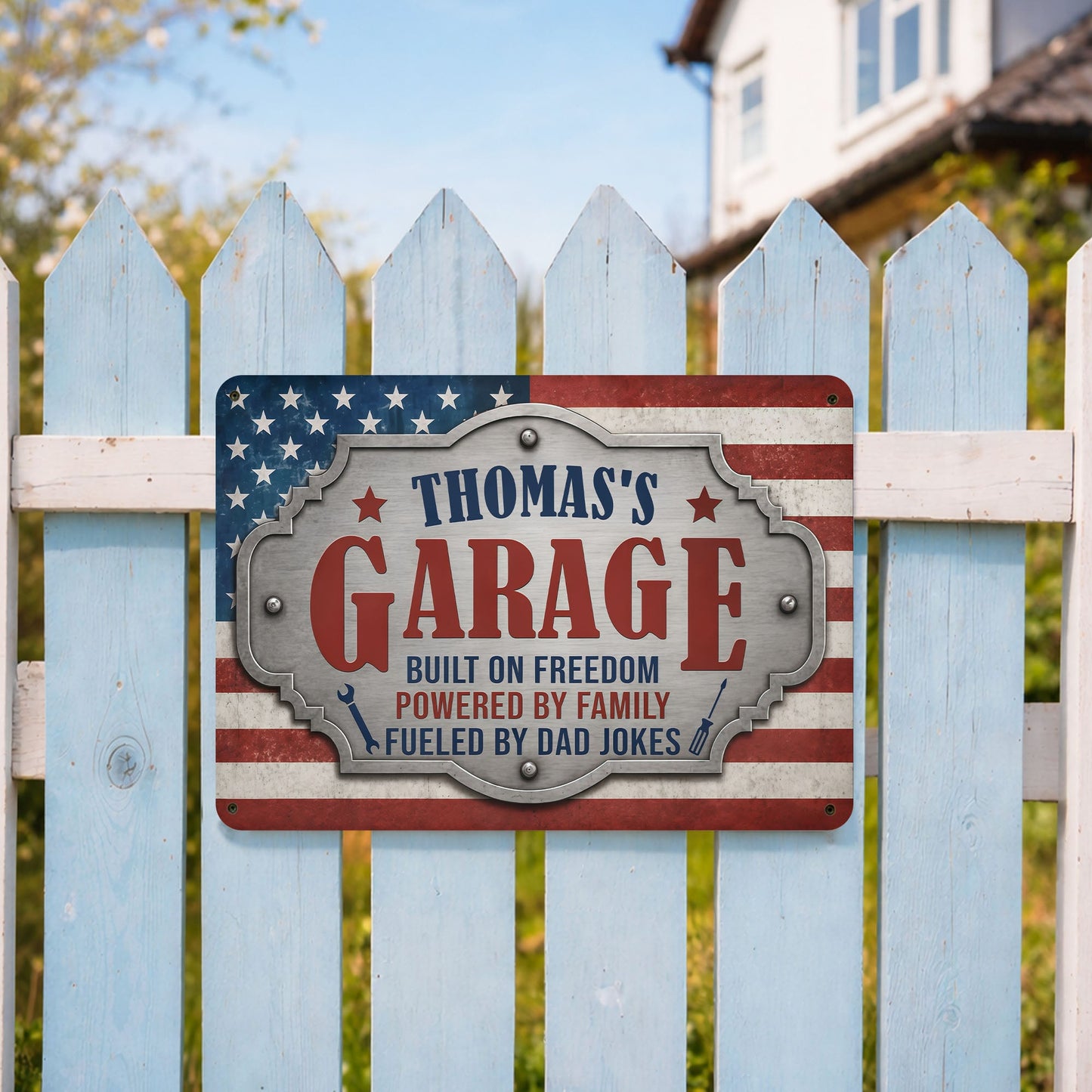 Metal Sign gift-ready design for Dad