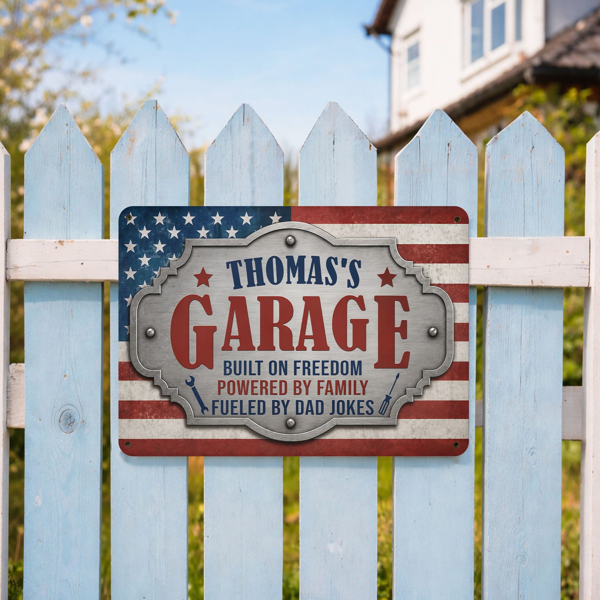 Metal Sign gift-ready design for Dad