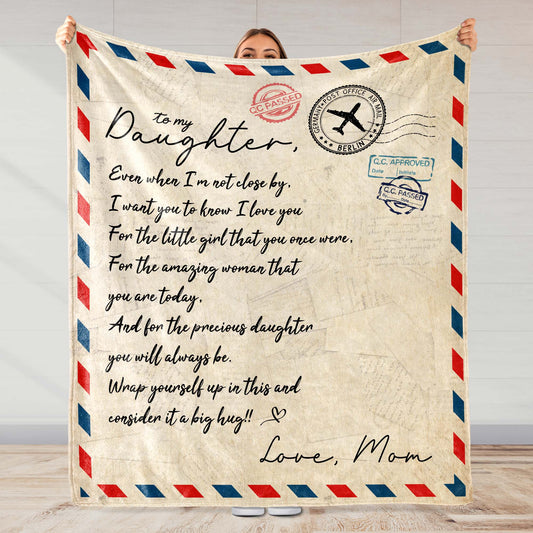 A Big Hug Love Note To My Daughter With Postal Marks