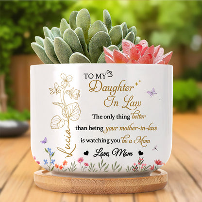 To My Daughter In Law, Watching You Be a Mom, Flowers and Hearts