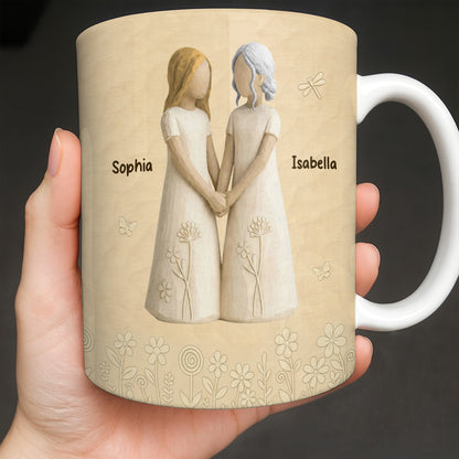 To My Daughter, Flowers and Hearts Design