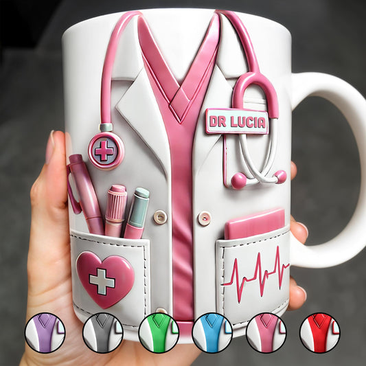Medical Appreciation Design With Stethoscope - Personalized Mug