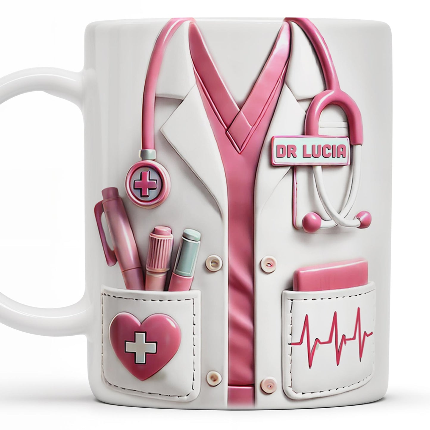 Medical Appreciation Design With Stethoscope - Personalized Mug