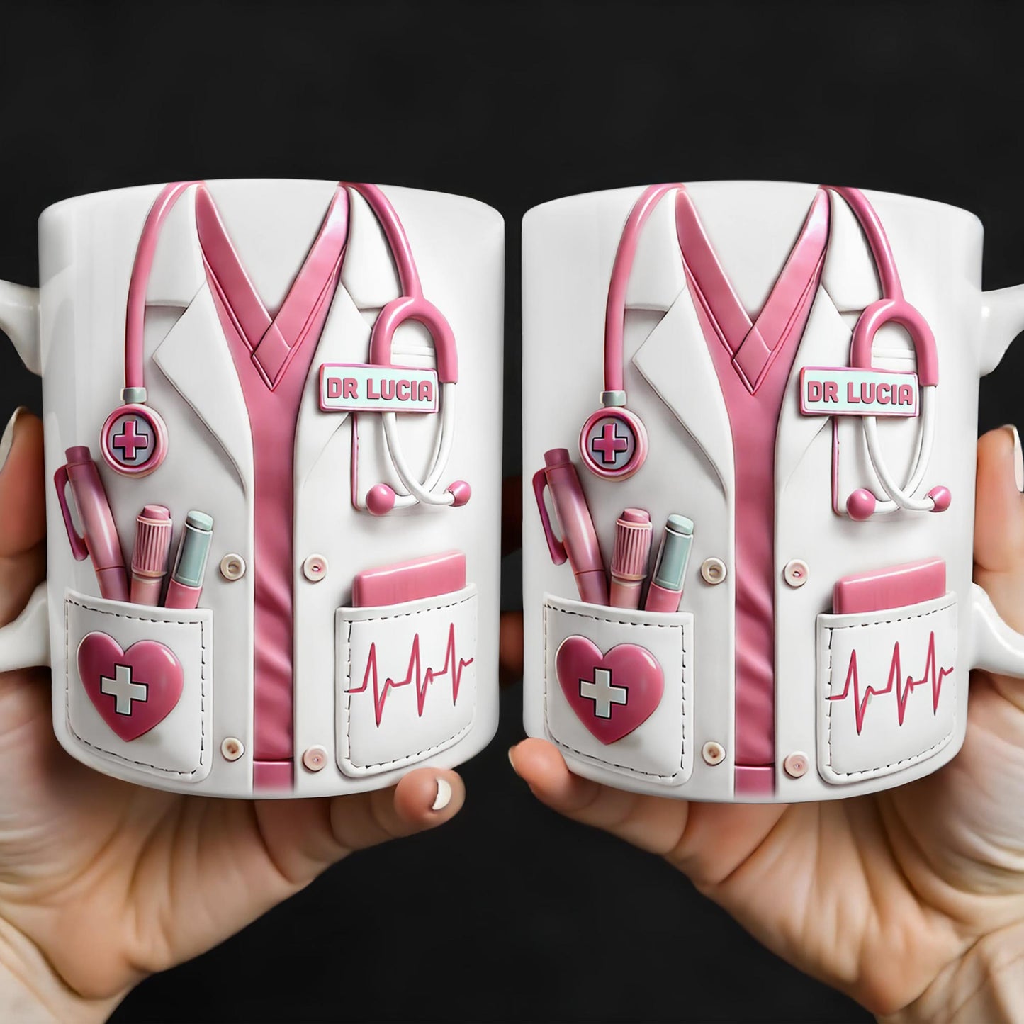 Medical Appreciation Design With Stethoscope - Personalized Mug