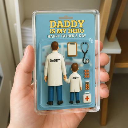 Daddy Is My Hero - Personalized Doctor Acrylic Plaque
