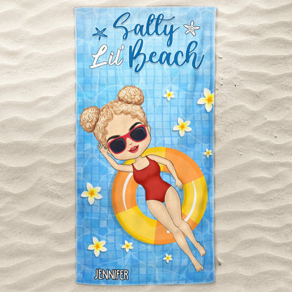 Custom Beach Towel for Her: 'Life Is Better At The Beach' Summer Vacation Gift