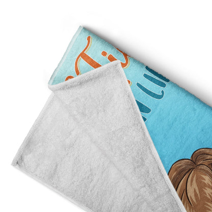 Custom Beach Towel for Her: 'Life Is Better At The Beach' Summer Vacation Gift