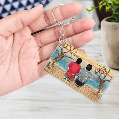 I'm Always With You - Memorial Gift - Personalized Acrylic Keychain