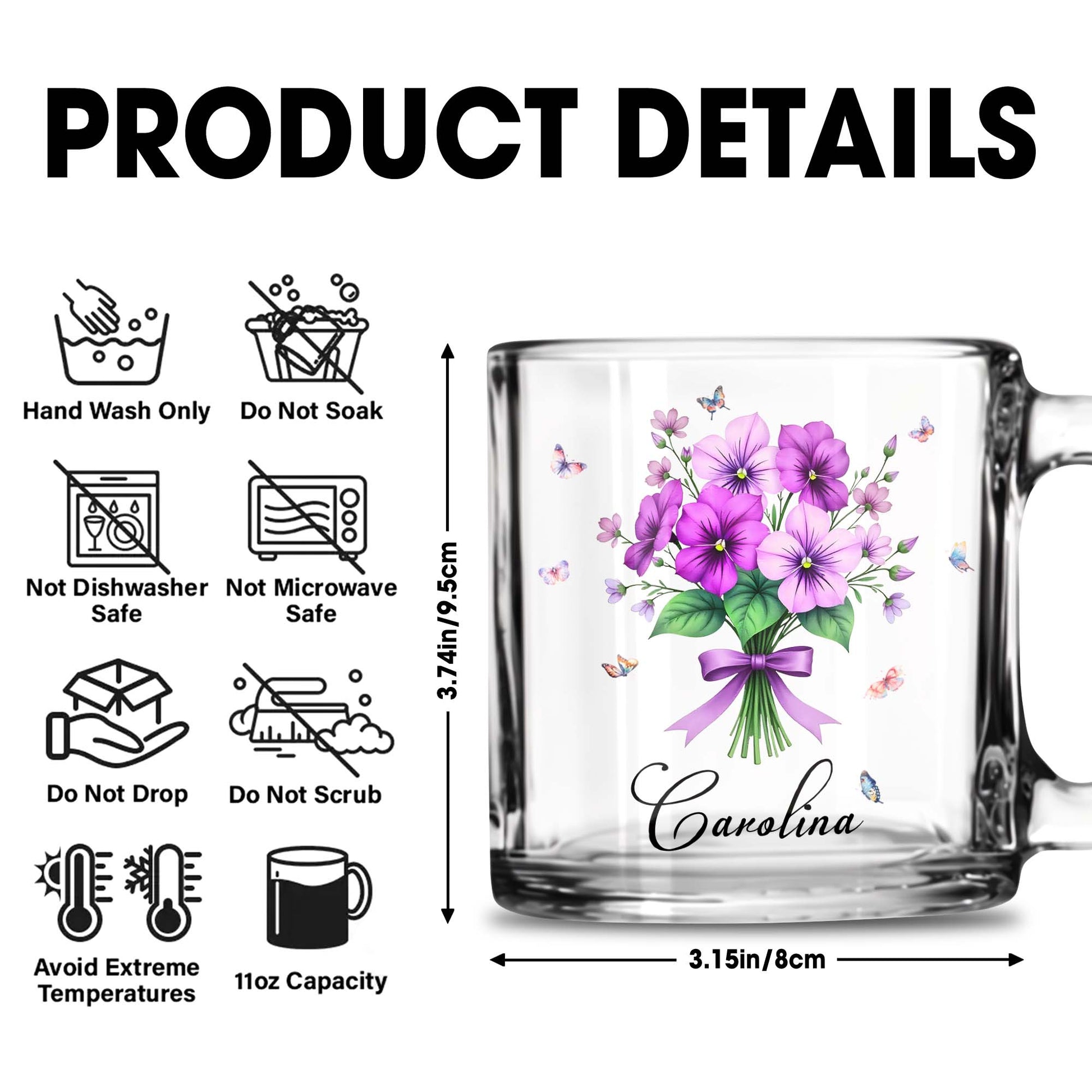 Beautiful Floral Design With Colorful Butterflies, Flowers and Butterflies