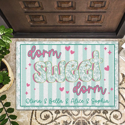 Personalized Doormat For Dorm personalization view for Best Friends