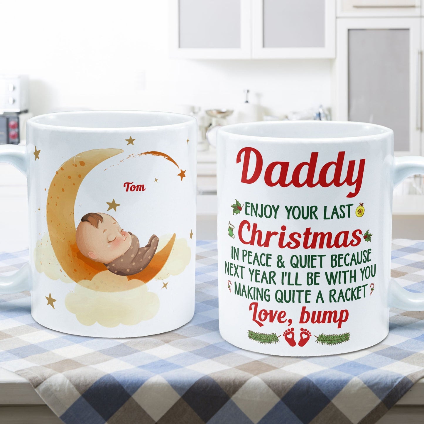 Enjoy Your Last Christmas - Personalized Mug - Birthday & Christmas Gift For Family Members