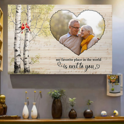 Every Love Story Is Beautiful But Ours Is My Favorite - Personalized Canvas