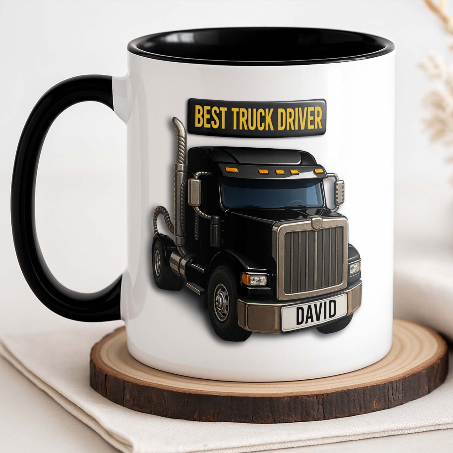 Personalized Custom Best Truck Driver Mug - Gift For A Special Truck Driver