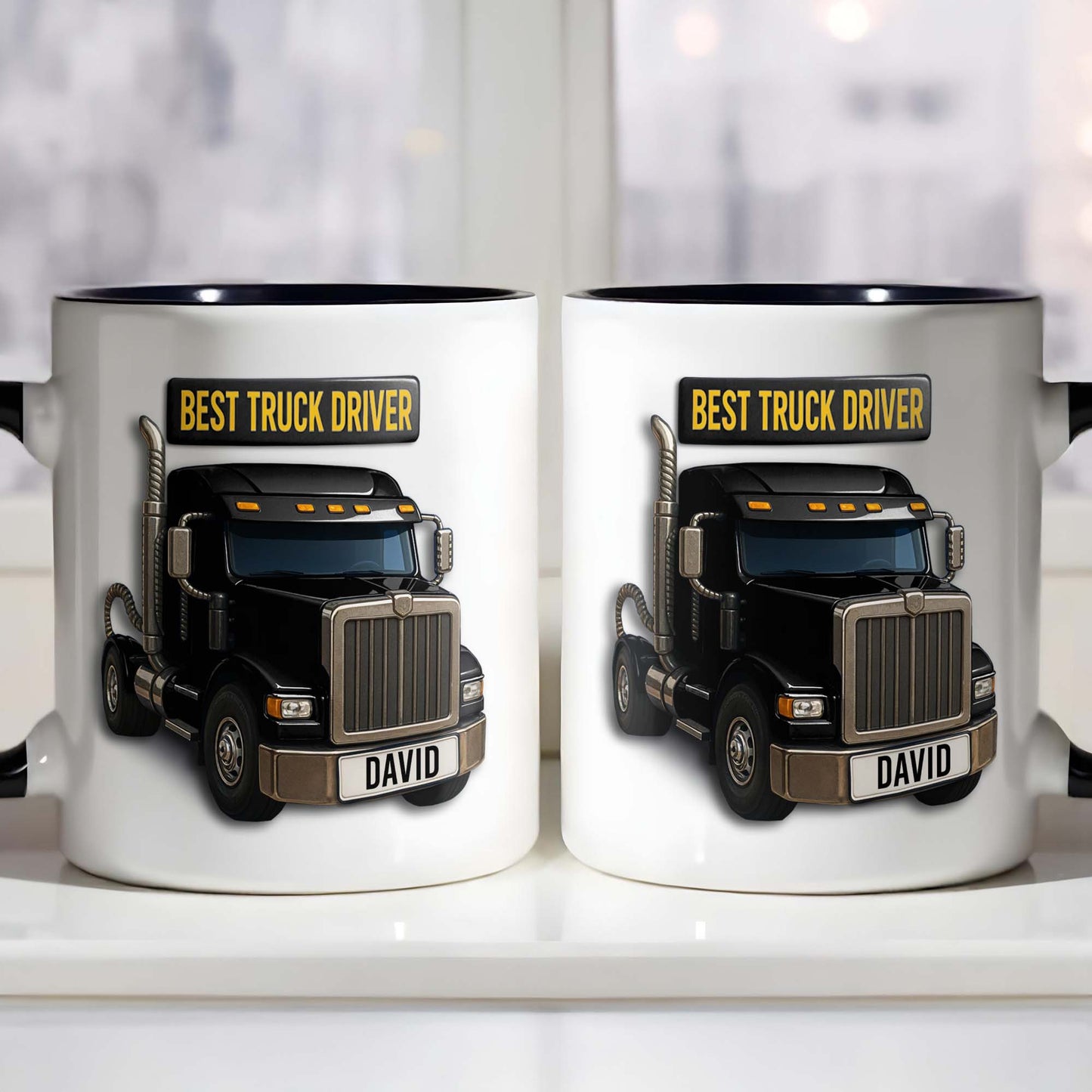 Personalized Custom Best Truck Driver Mug - Gift For A Special Truck Driver