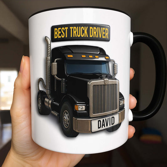 Personalized Custom Best Truck Driver Mug - Gift For A Special Truck Driver