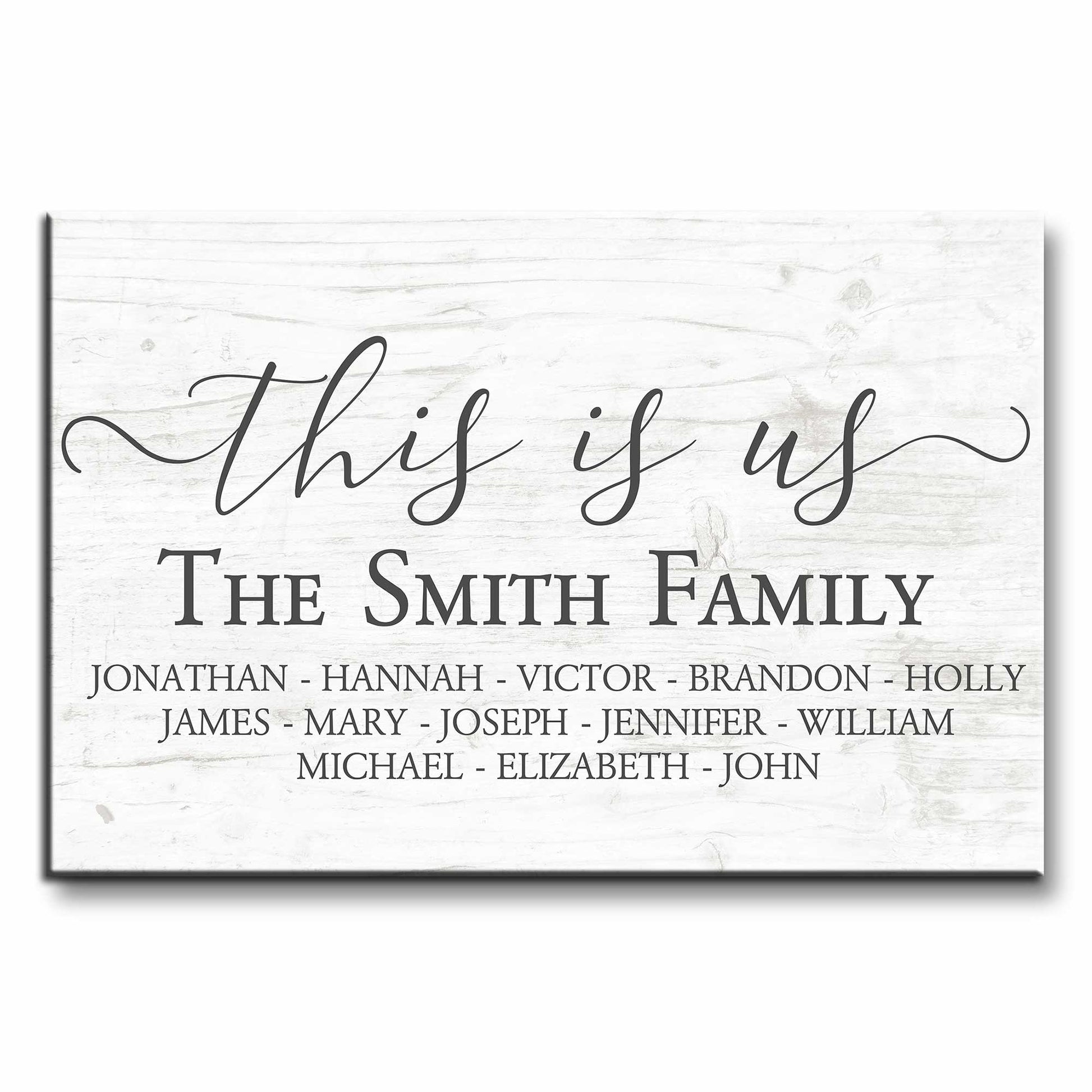This Is Us, Elegant Family Name Display