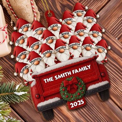The Smith Family Vintage Truck Christmas Ornament
